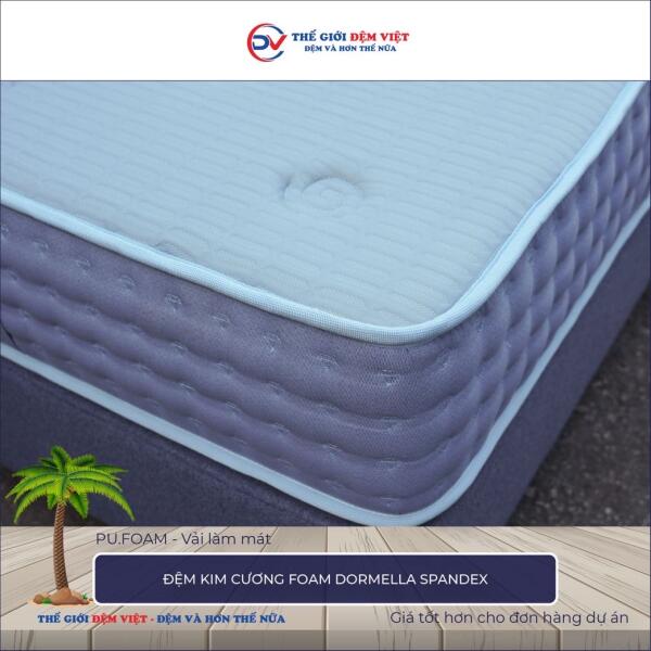 Đệm Kim Cương Foam Dormella Spandex 1